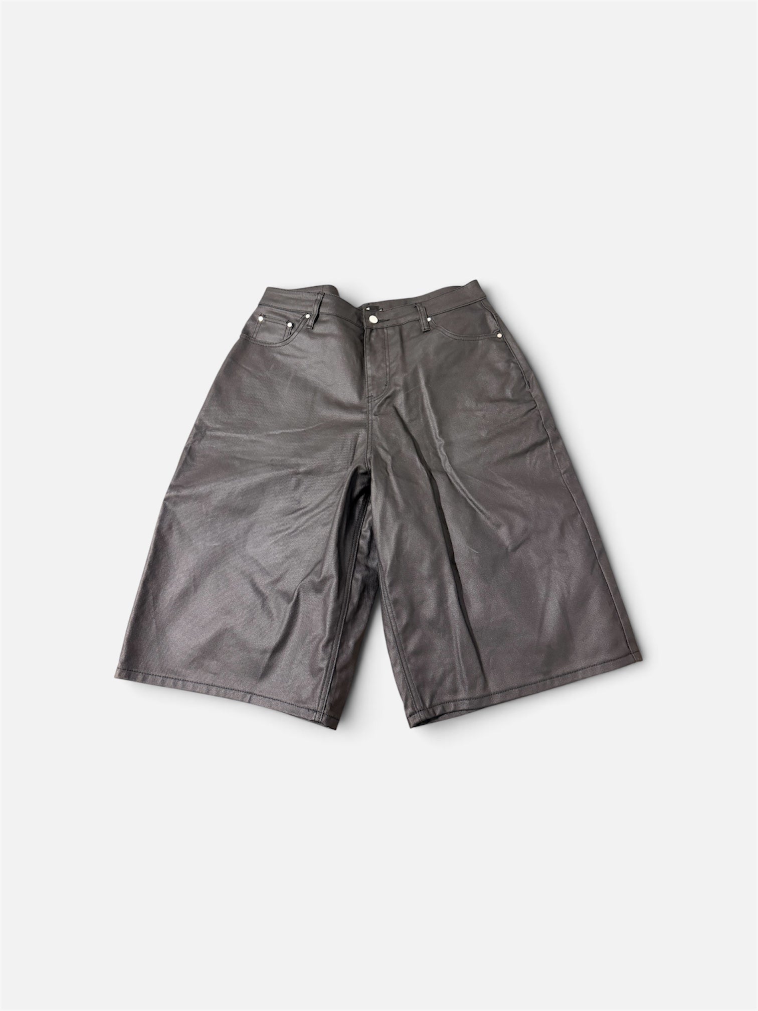 2BLESS WAXED DENIM JORTS